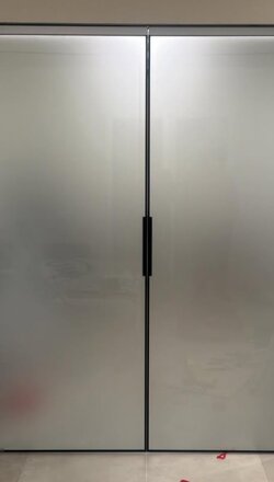 porta scorrevole vetro satinato extrachiaro